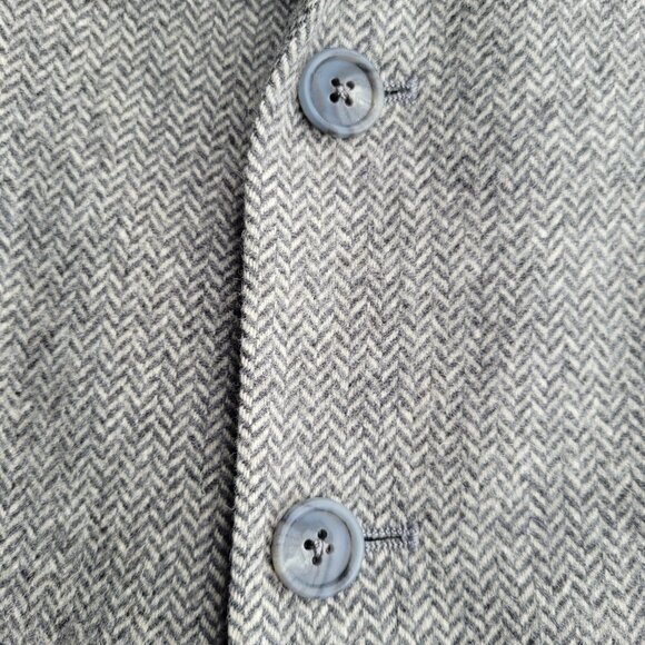 Today's Man Camel Hair Sports Coat Blazer Herringbone 2 Button Lined Pockets - Picture 4 of 16